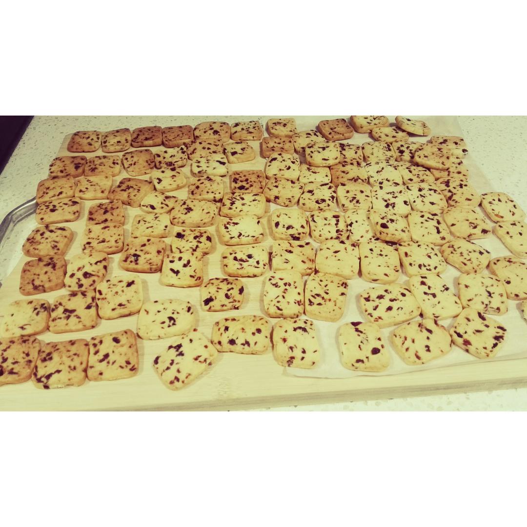 低糖少油版蔓越莓饼干