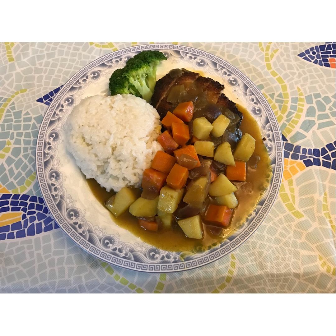 炸猪排咖喱饭