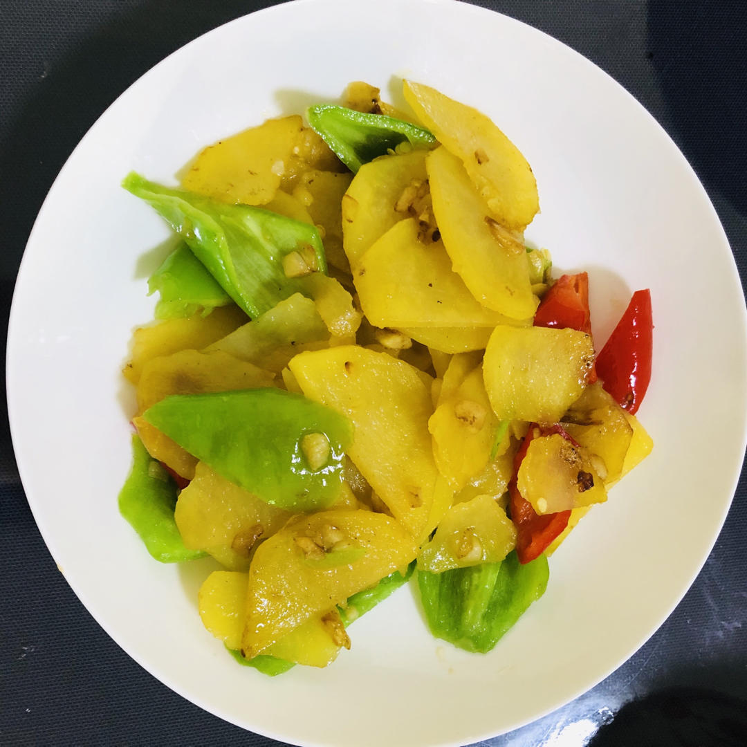 懒人版青椒土豆片