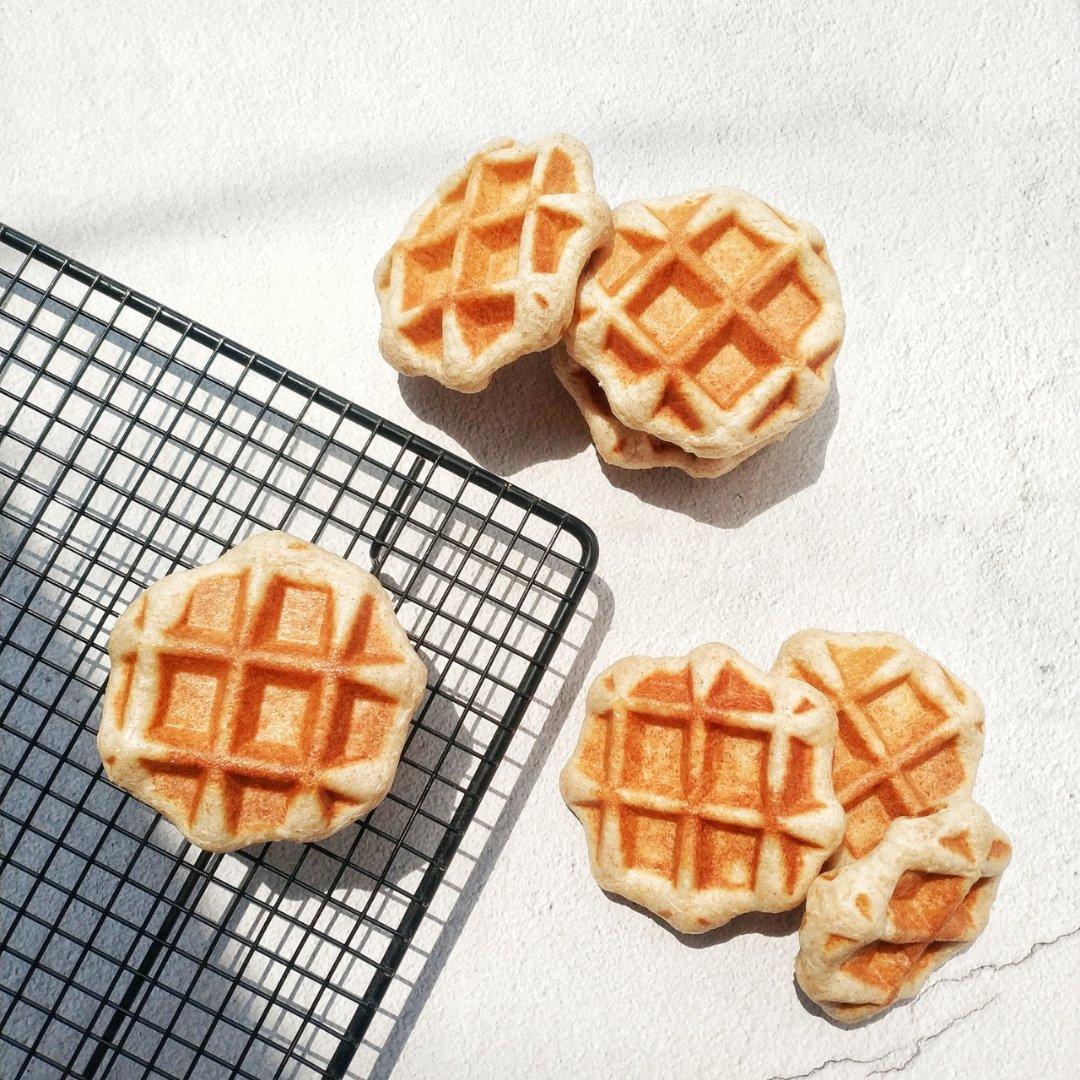 全麦蛋白粉松脆酵母华夫饼【健康小食】