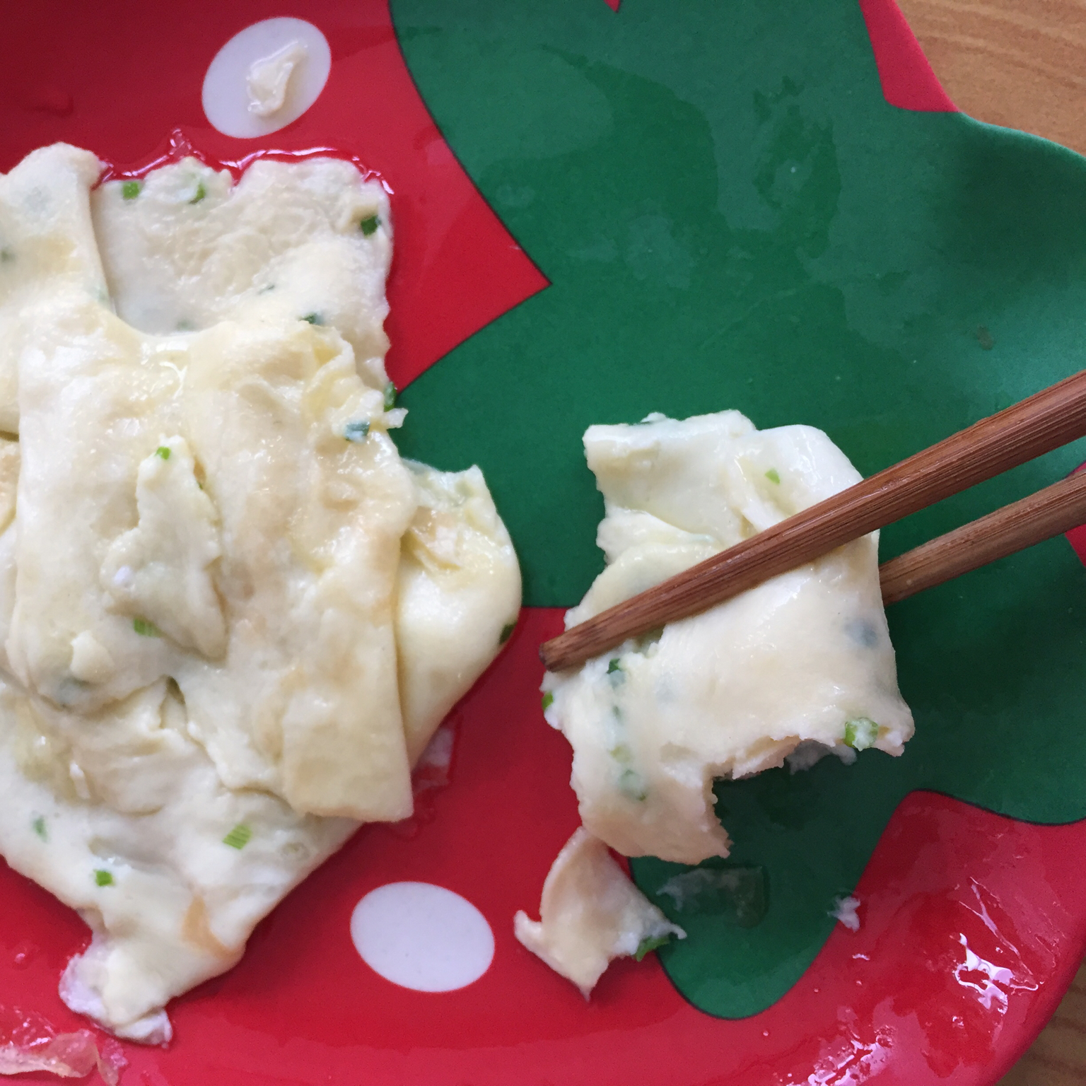 葱花鸡蛋饼