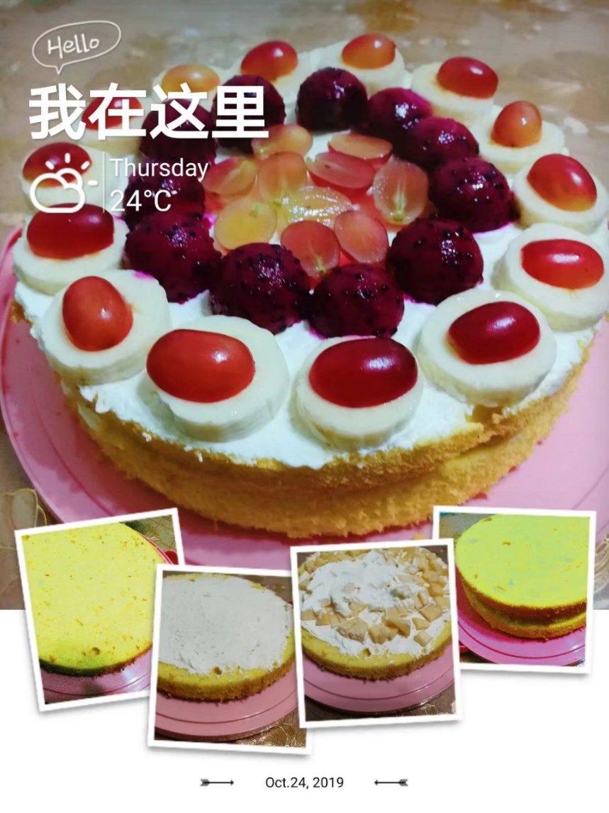 宝宝版本的生日蛋糕（无奶油）