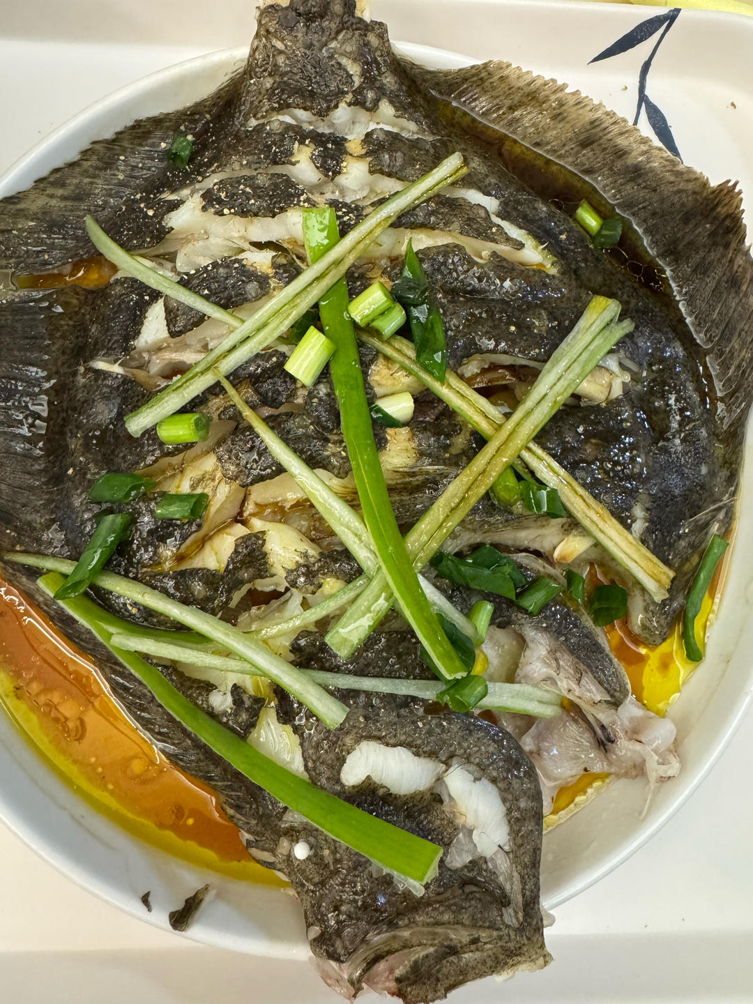 清蒸多宝鱼— 巨好吃