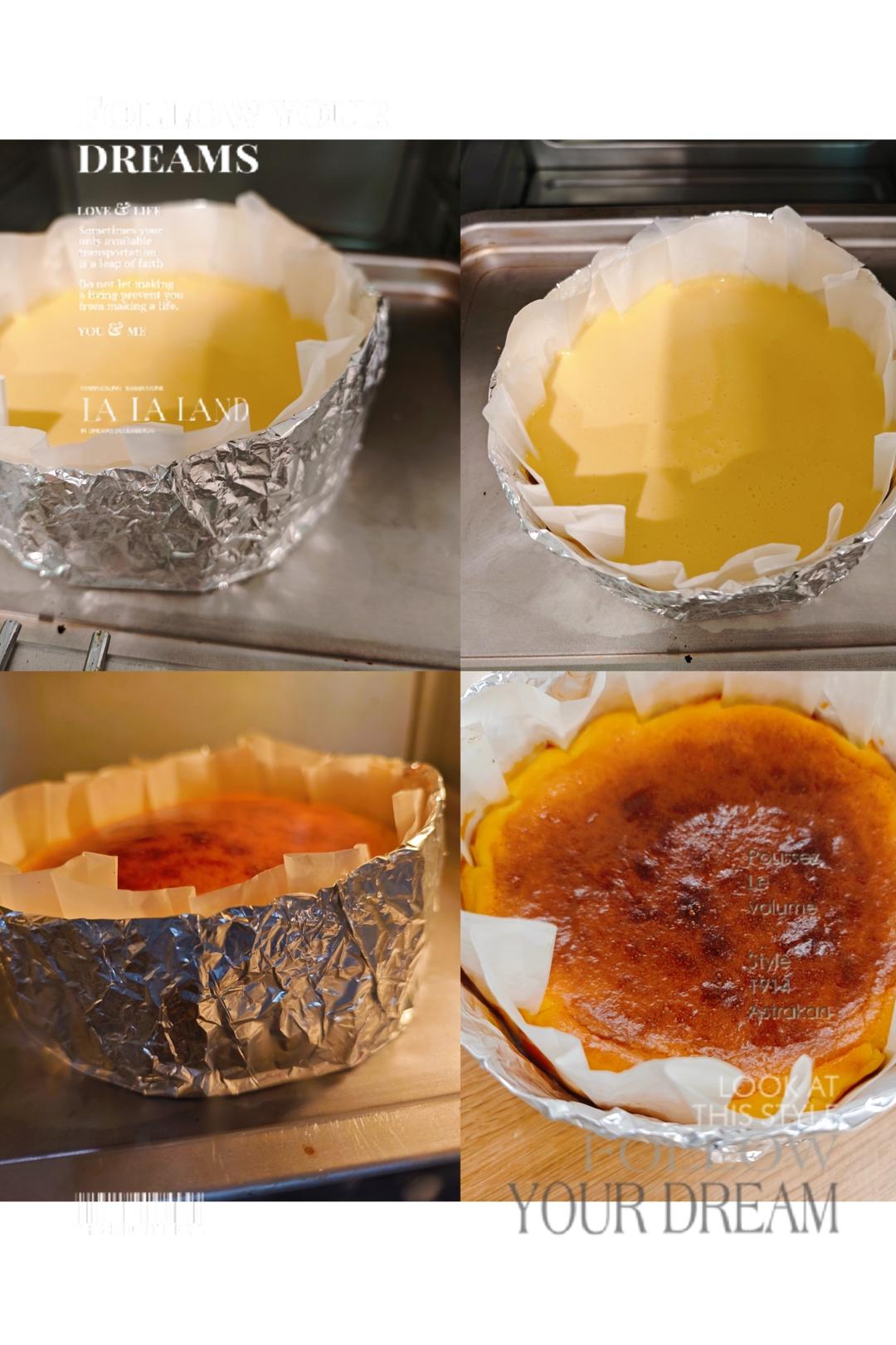 巴斯克式烤芝士蛋糕[超简单][搬运]
