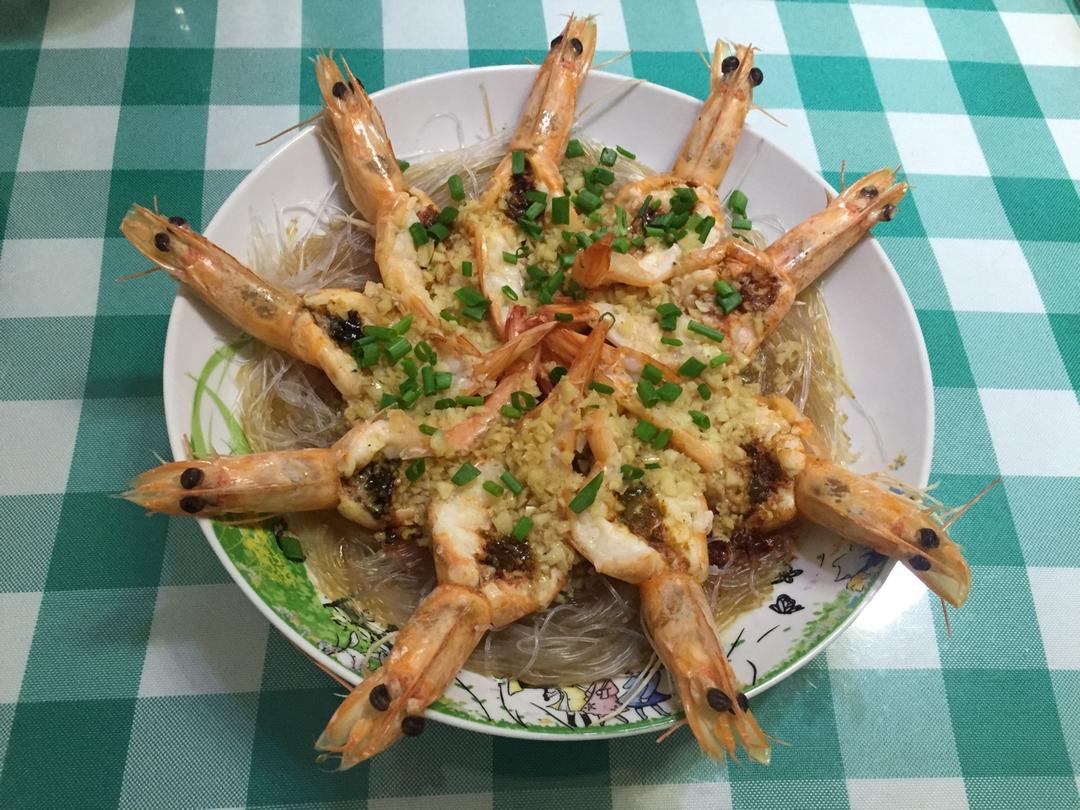 蒜蓉粉丝蒸虾