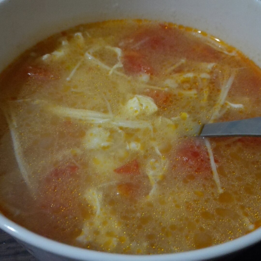 西红柿鸡蛋疙瘩汤