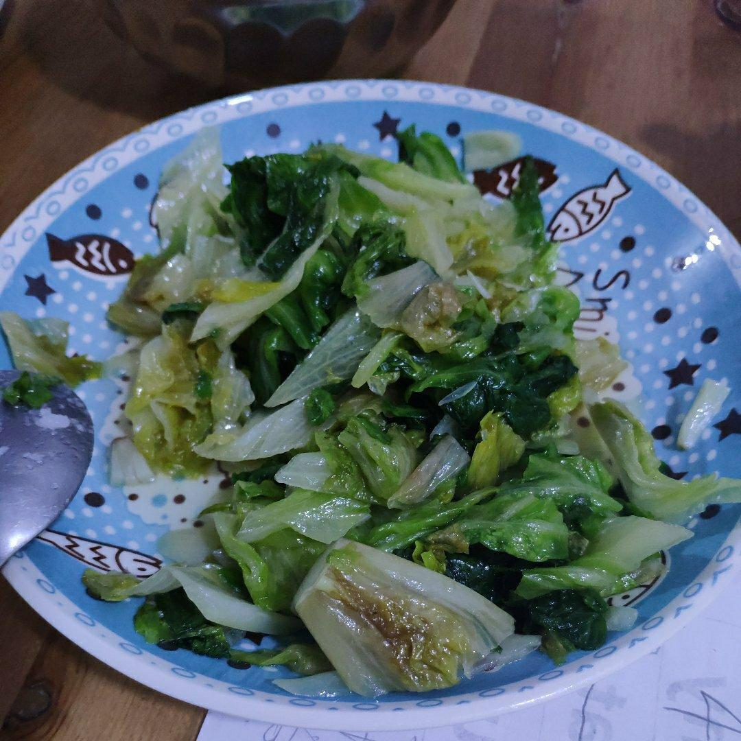 #从生菜通心菜入手教你炒出青爽脆绿的叶菜#