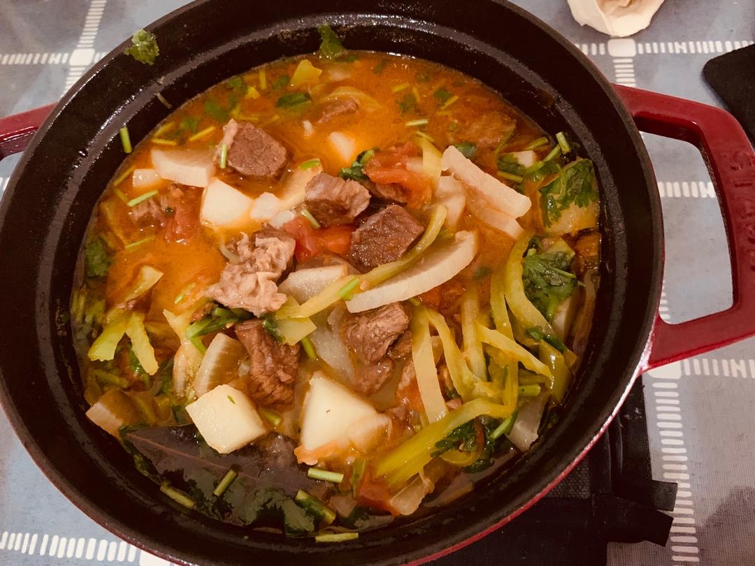 美极牛肉炖萝卜