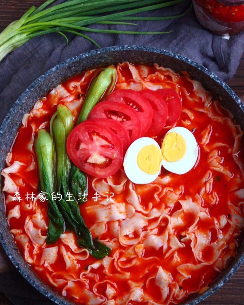 无敌开胃酸汤面，5分钟美食好吃到爆