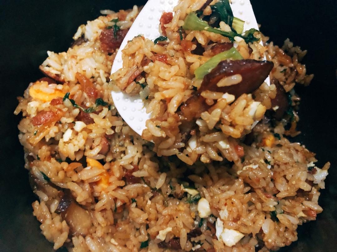 腊味煲仔饭（电饭煲版）