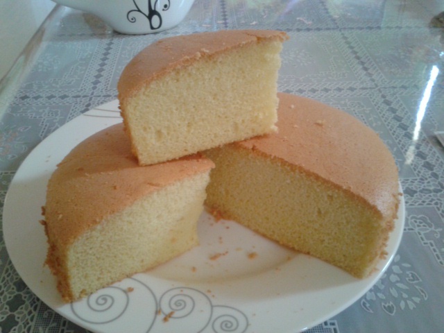 简单好做的8寸戚风蛋糕