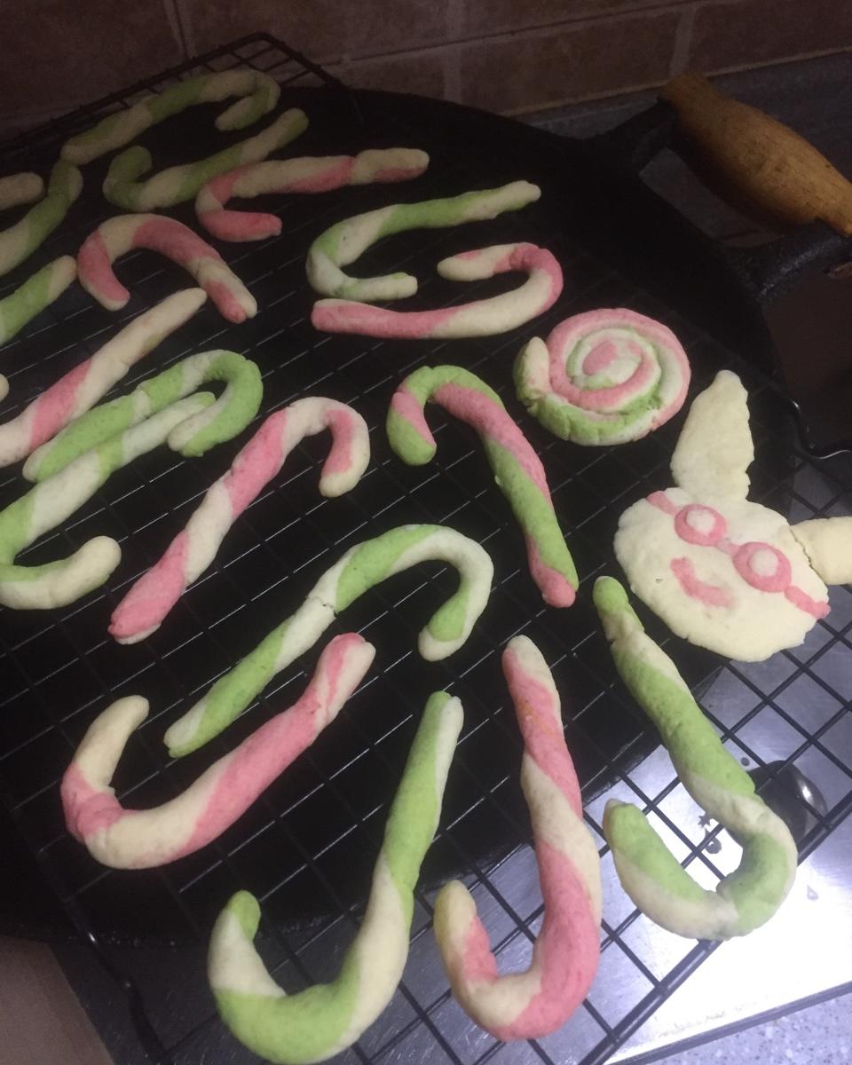 圣诞拐杖饼干