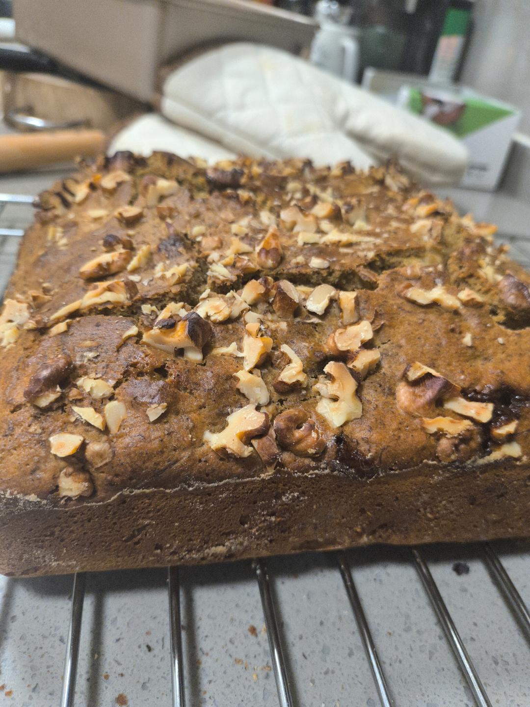 墨西哥朋友家祖传的超好吃的香蕉蛋糕【Banana Bread】