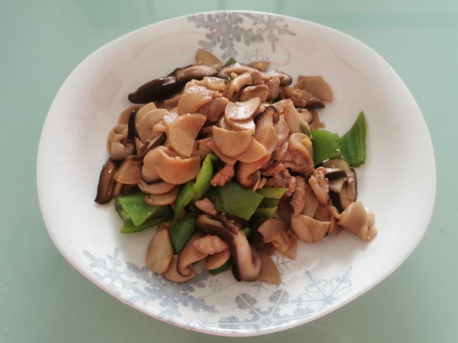 蚝油双椒炒双菇