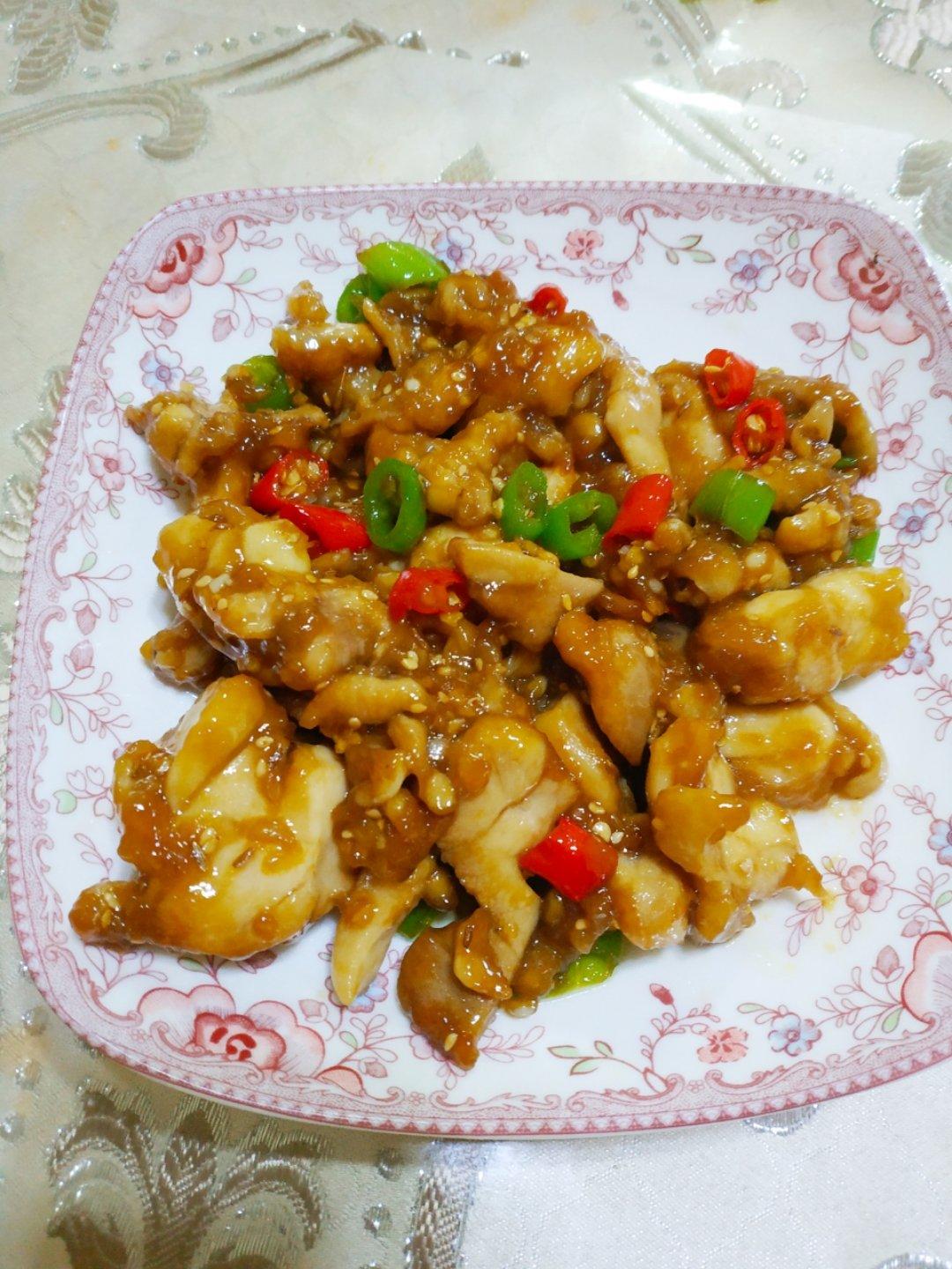 蒜味辣鸡块