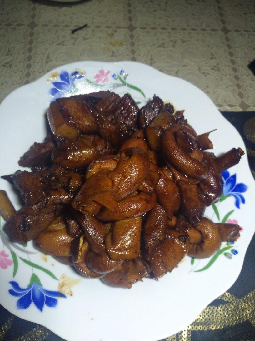 百叶结红烧肉