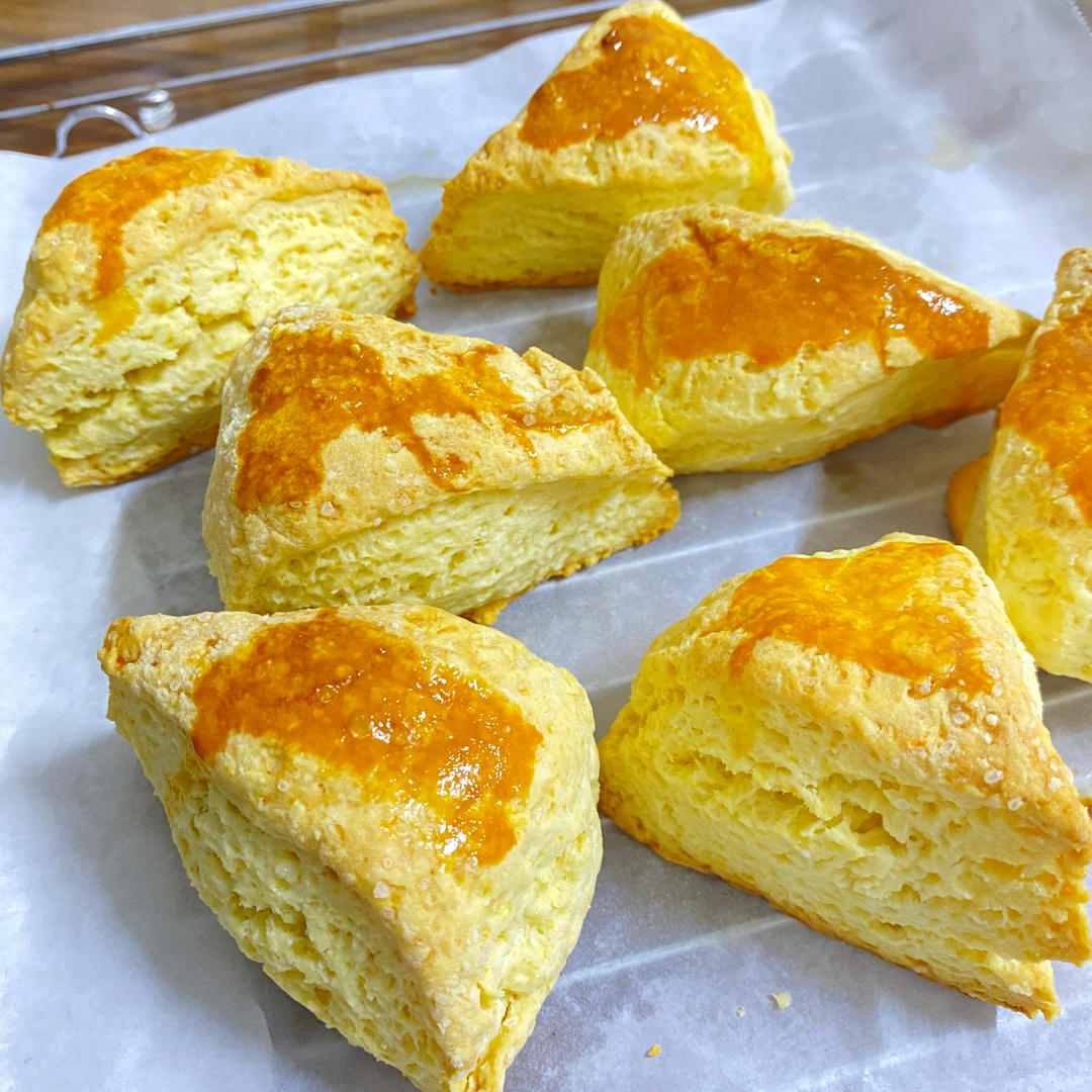 完美裂纹～百分百成功的超好吃奶香司康（禁止搬运）