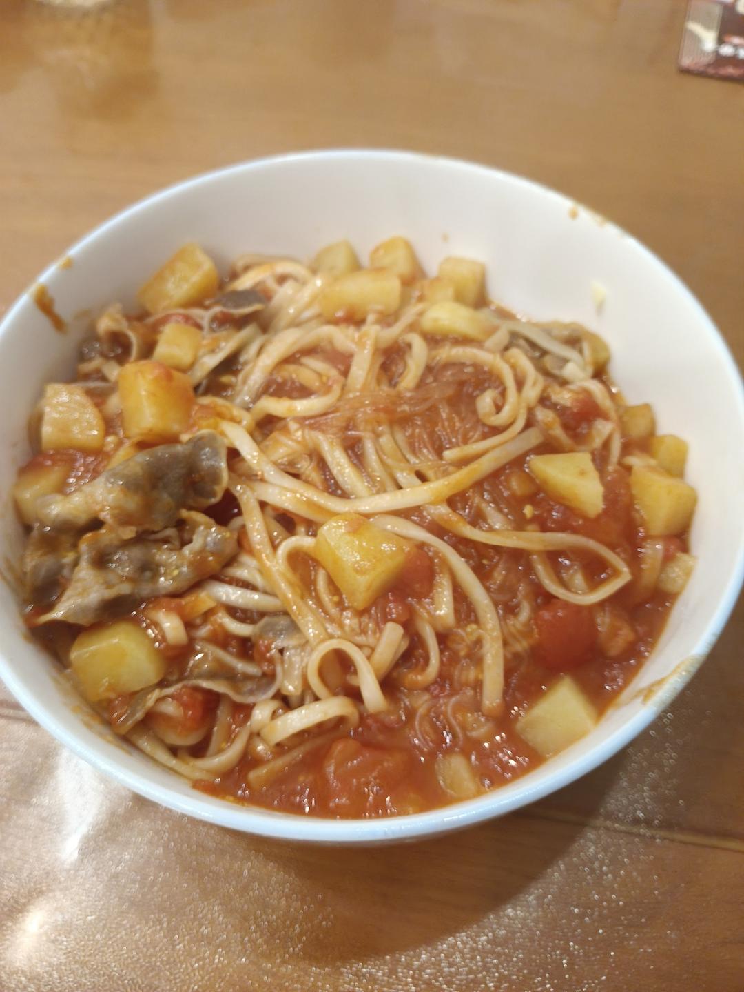 番茄土豆焖面 这个巨巨巨好吃！！