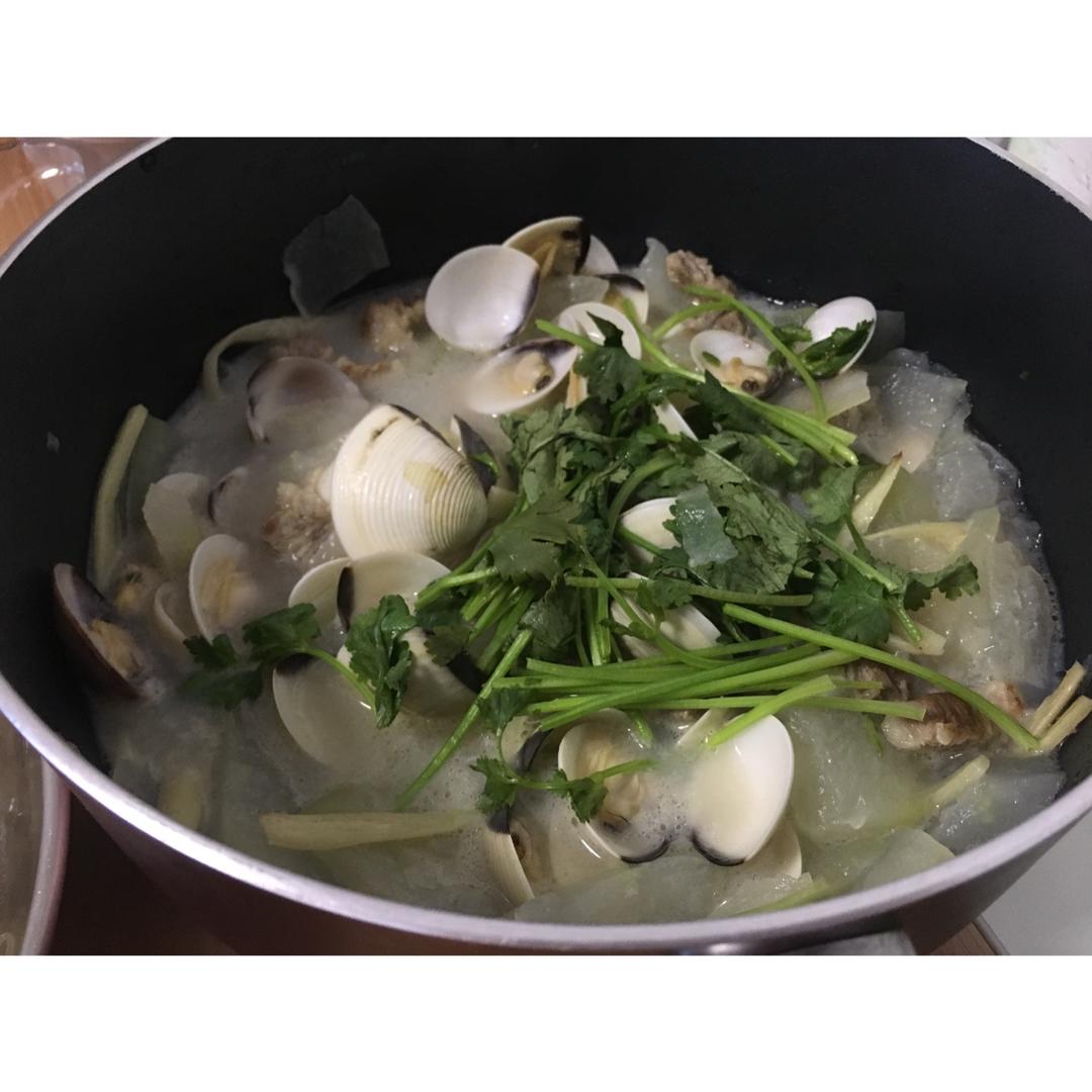 白贝冬瓜汤