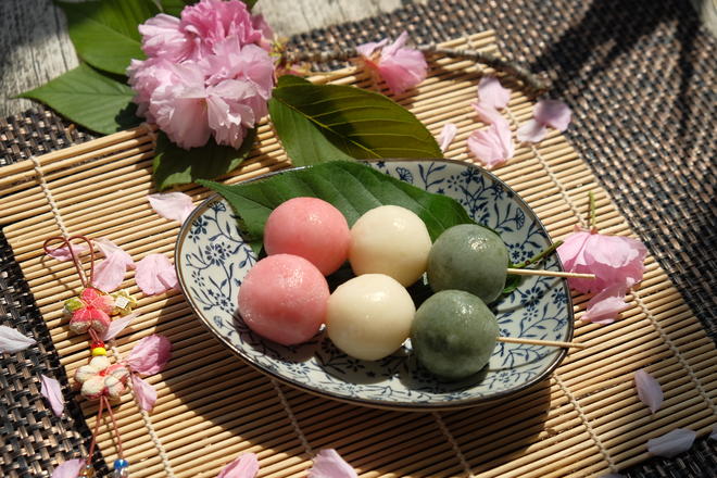 花见团子🍡花见丸子(传统日式绢豆腐版)的做法