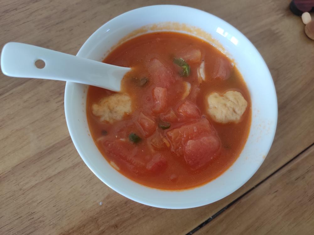 番茄土豆丸子锅