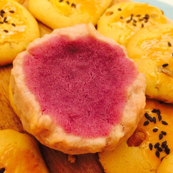 菠萝紫薯挞
