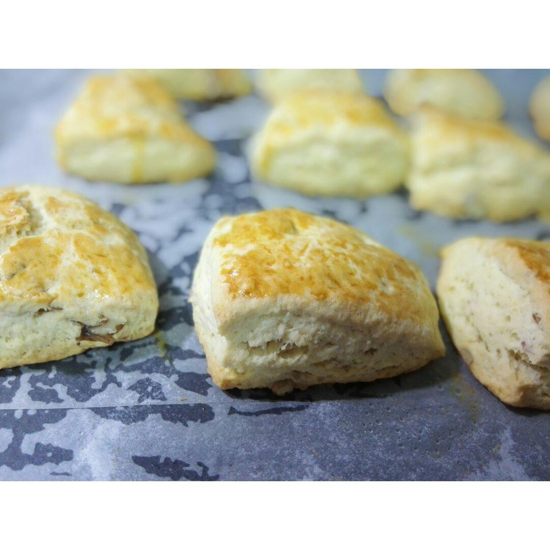 日式核桃司康--目前做过最好吃的方子