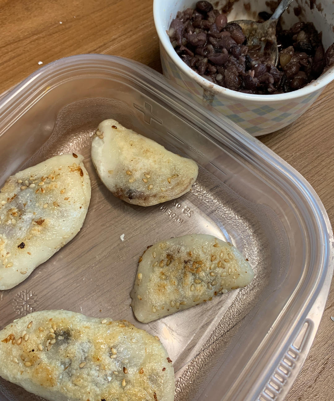 【糯米豆沙煎饼】软糯香甜 早餐茶点