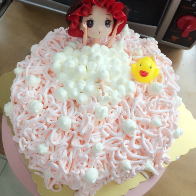 简易蛋糕裱花