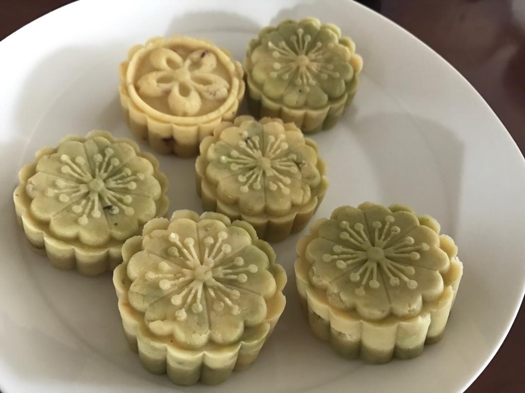 蔓越莓绿豆饼