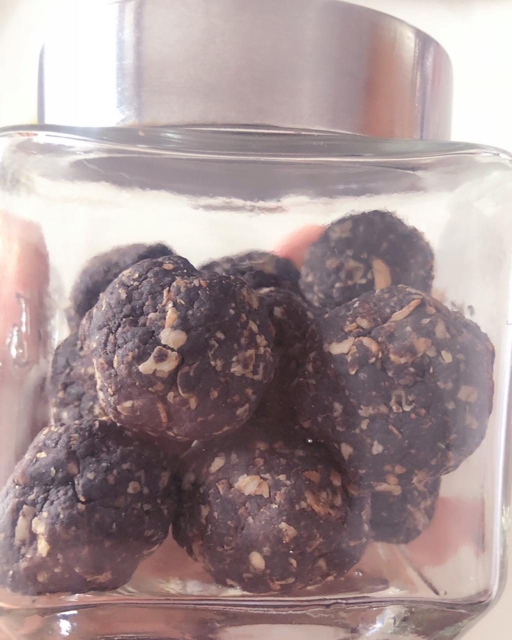 低卡高纤~巧克力燕麦脆饼