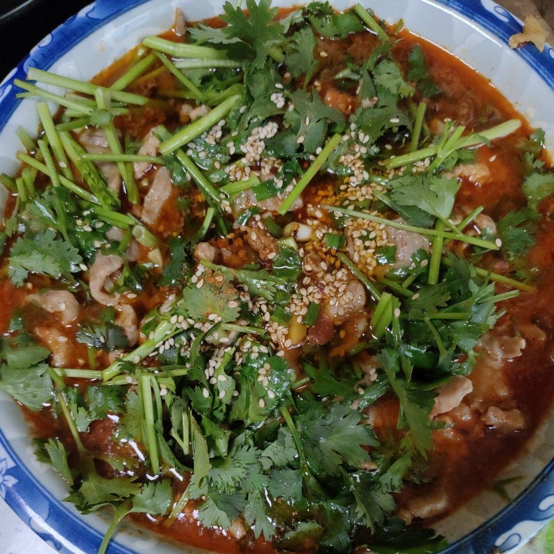 水煮肉片（肯定不翻车）