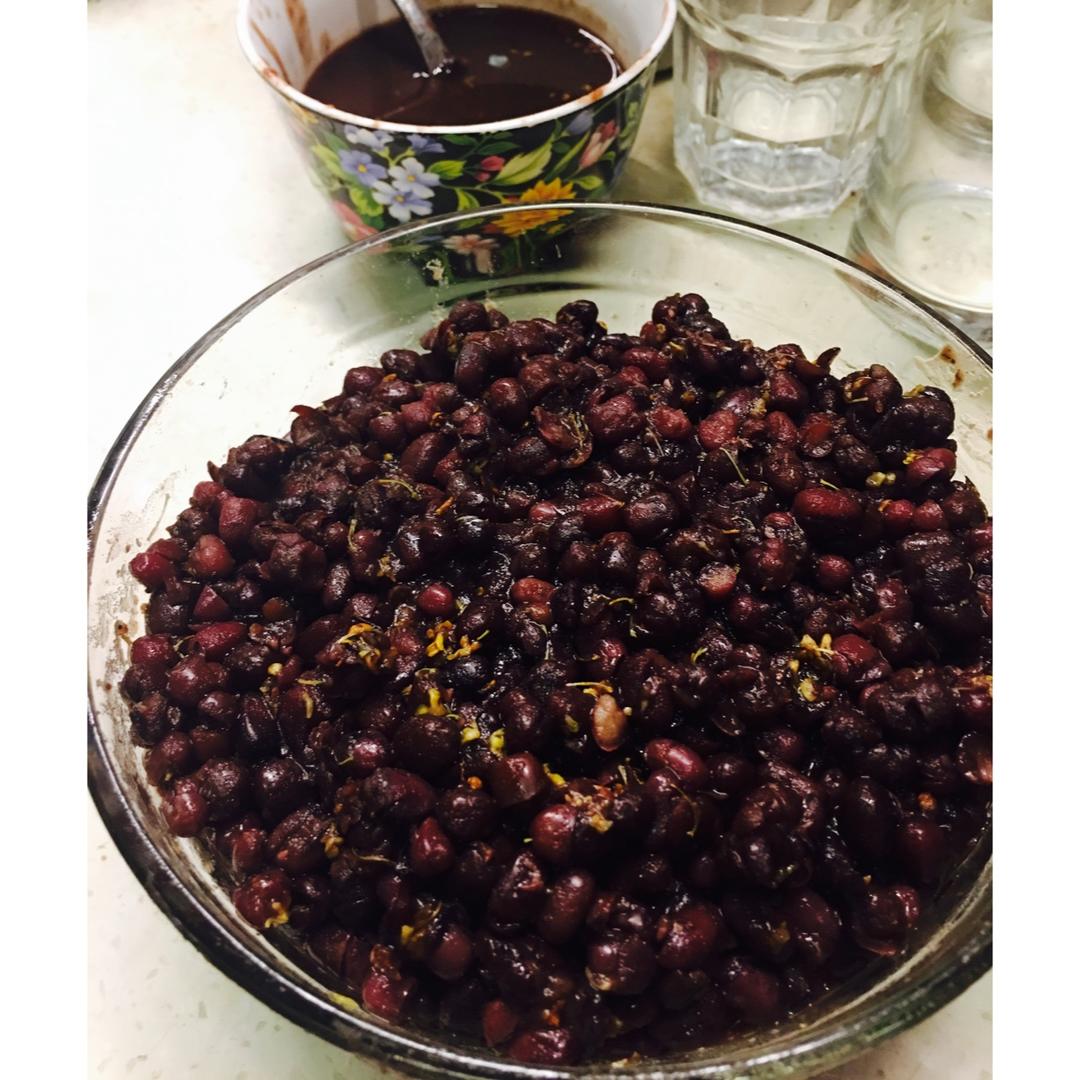 桂花蜜红豆（电饭锅版）