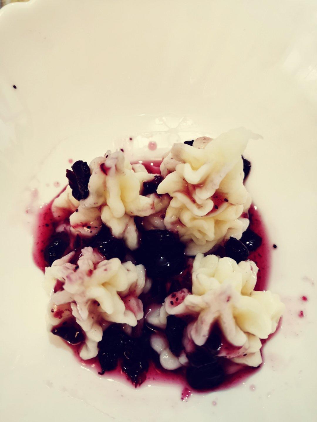 超级简单的蓝莓山药