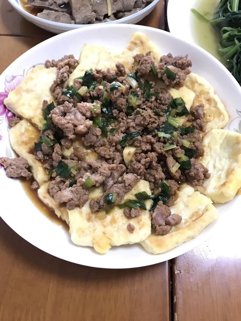 香煎嫩豆腐
