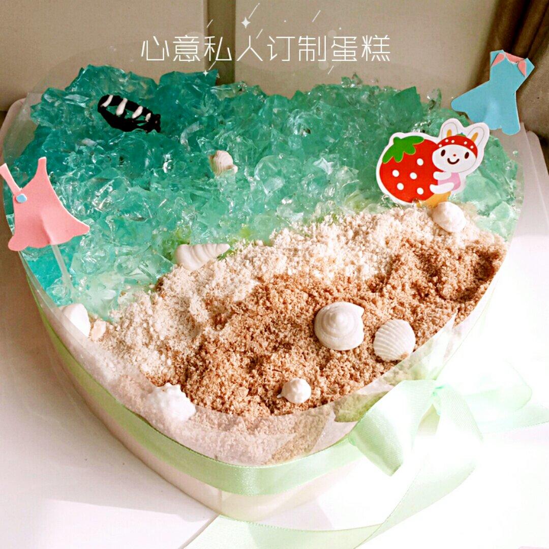 海洋酸奶慕斯蛋糕