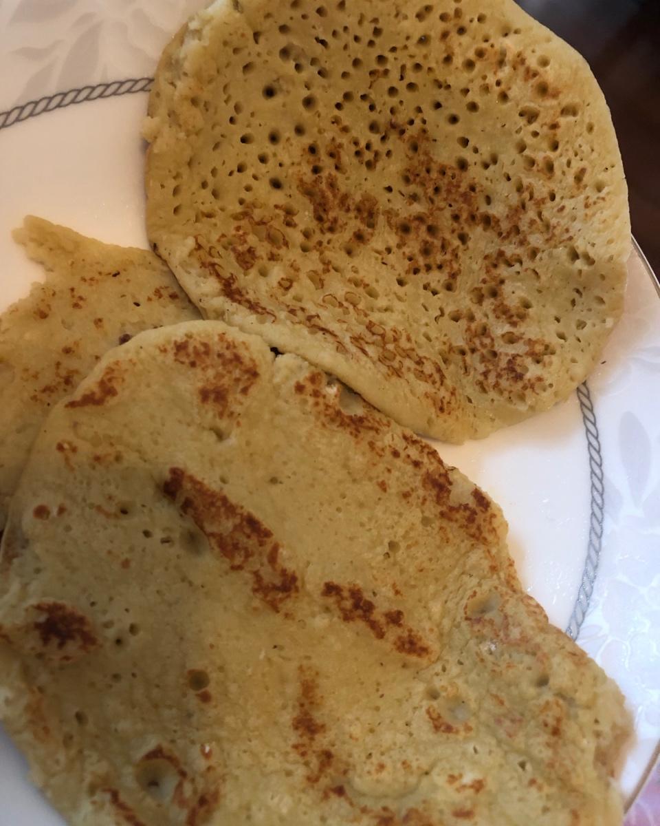 香蕉牛奶鸡蛋饼——免糖少油版