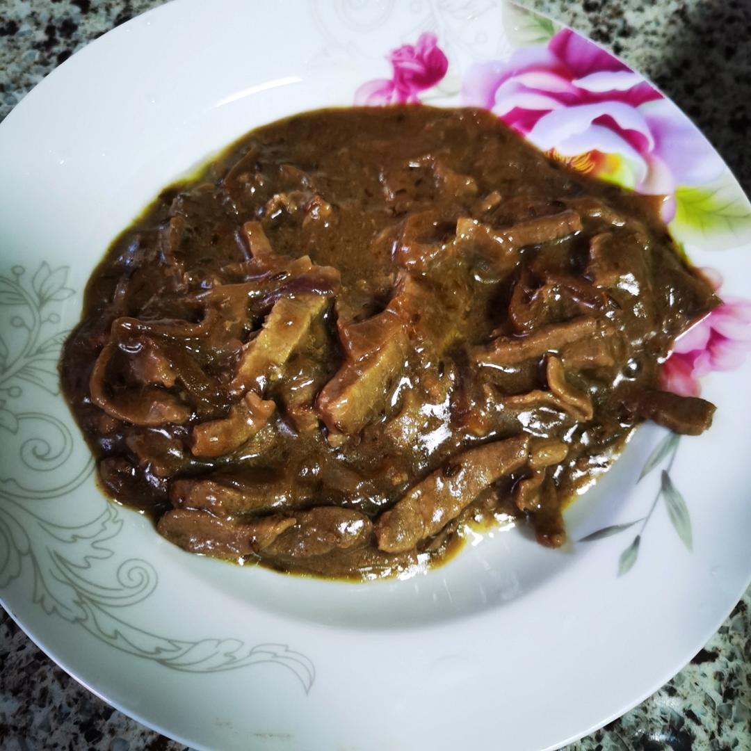洋葱炒牛肉