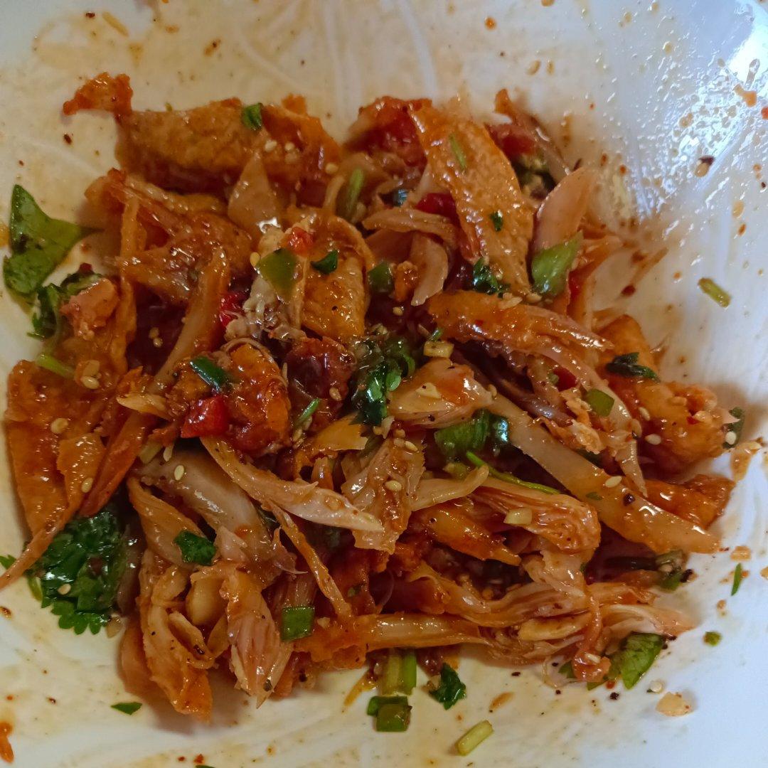 鸡胸肉这样做巨好吃❗️凉拌鸡丝😋低脂高蛋白