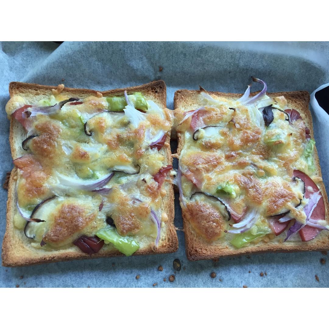 芝士面包片披萨