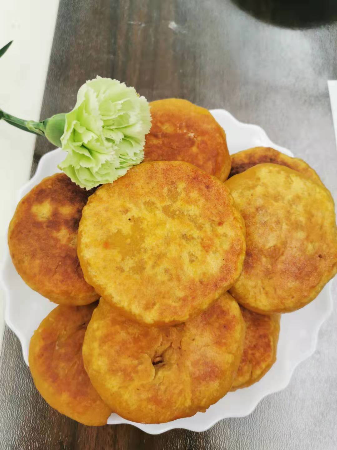 陕西美食——黄桂杮子饼的做法
