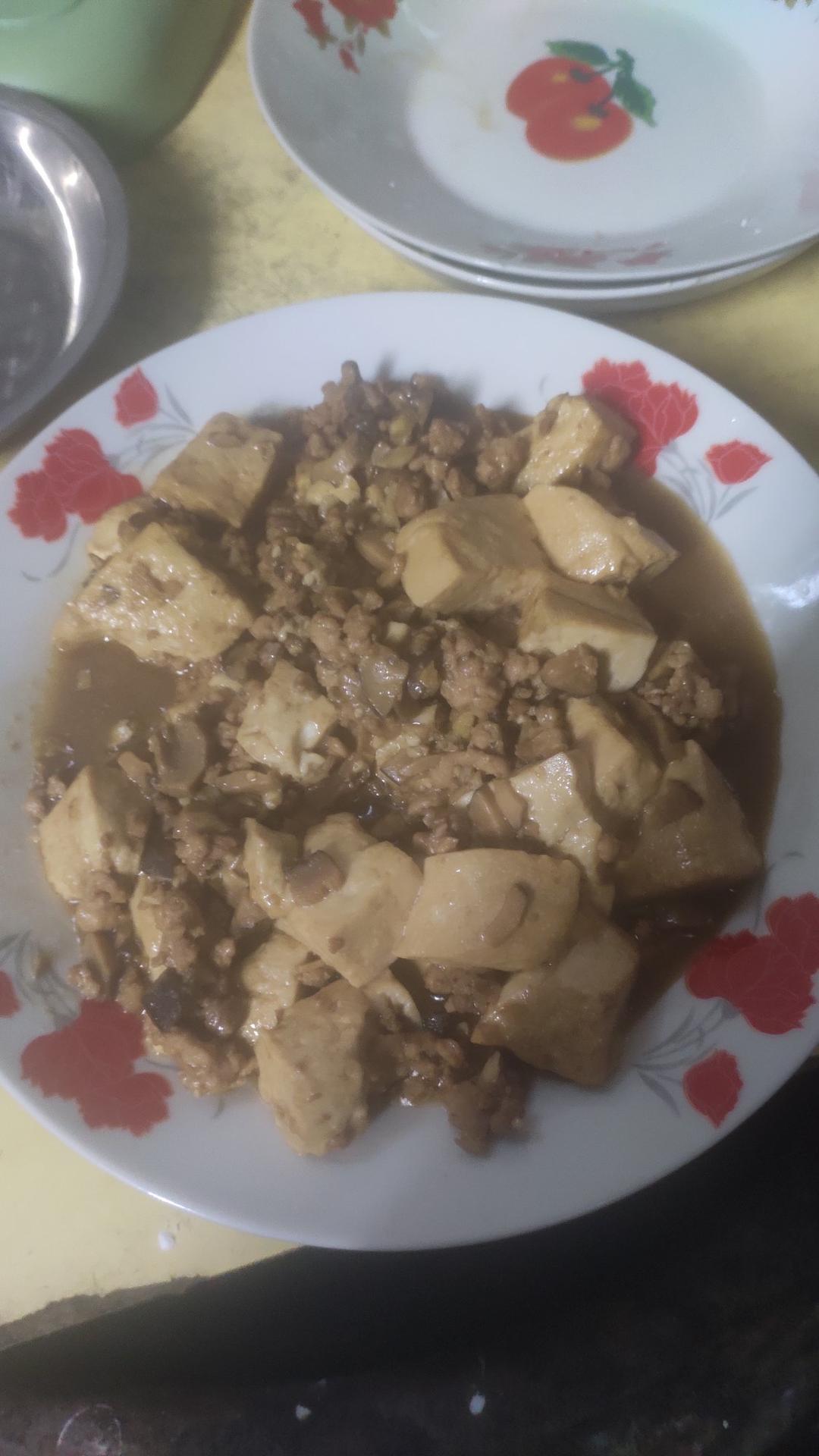 肉末嫩豆腐｜嫩滑口感爽口！这道快手菜超级下饭！！（减脂少油版）