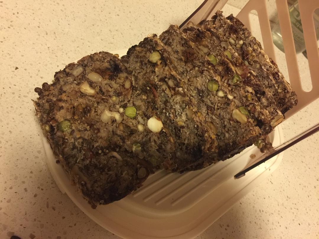 无面粉高纤能量面包丨健康·烘焙