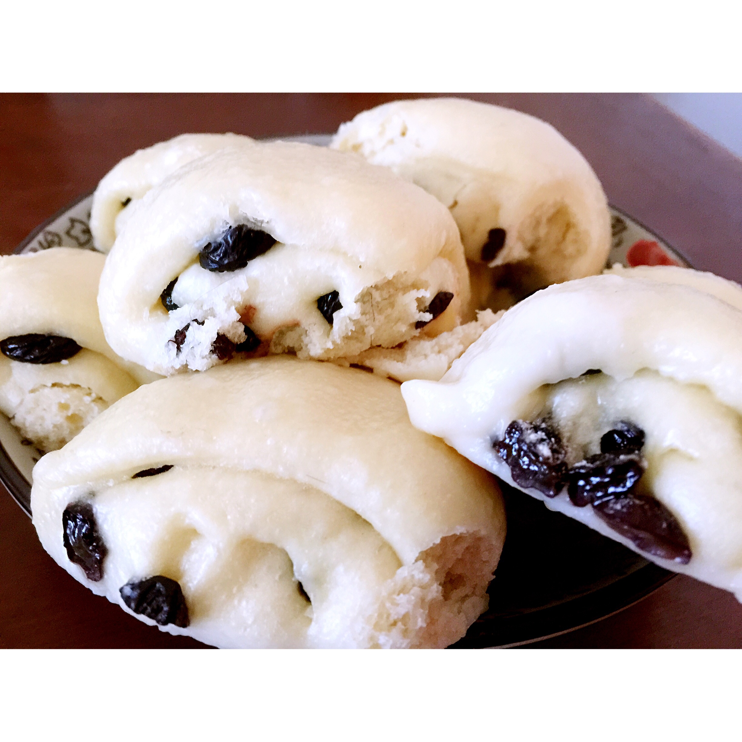 牛奶蜜豆馒头