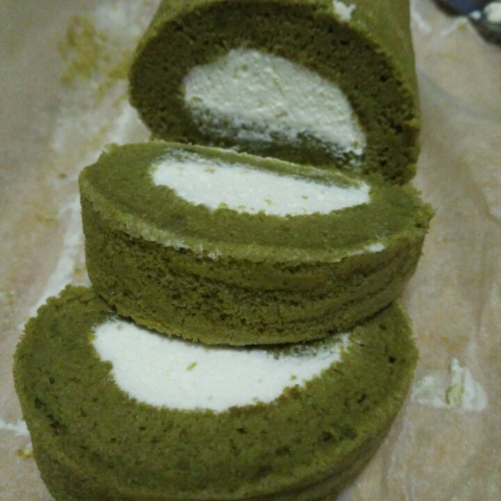 抹茶奶油卷