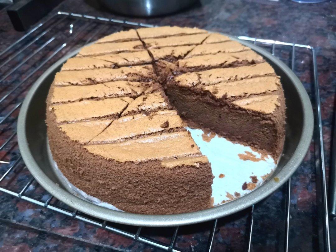 8寸可可戚风蛋糕