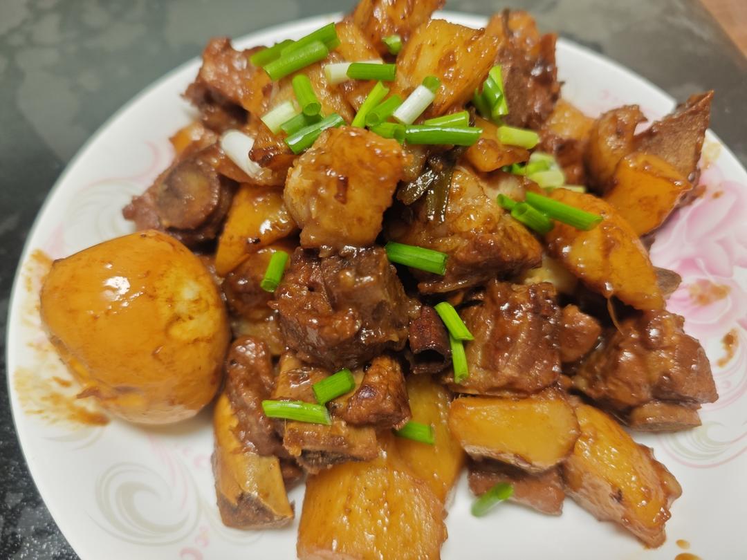 🔥巨好吃的红烧排骨炖土豆❗️懒人版轻松做拿手菜