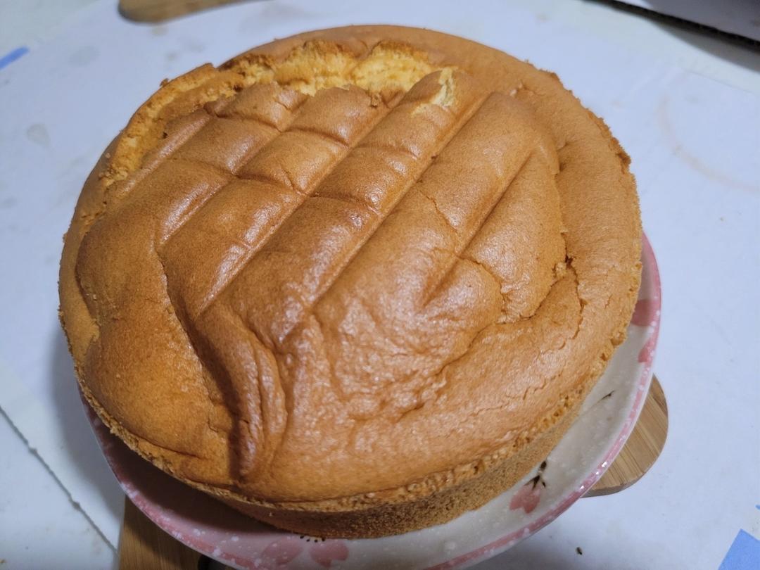 超柔软6寸戚风蛋糕(附8寸配方)零失败 超详细‼️含操作视频