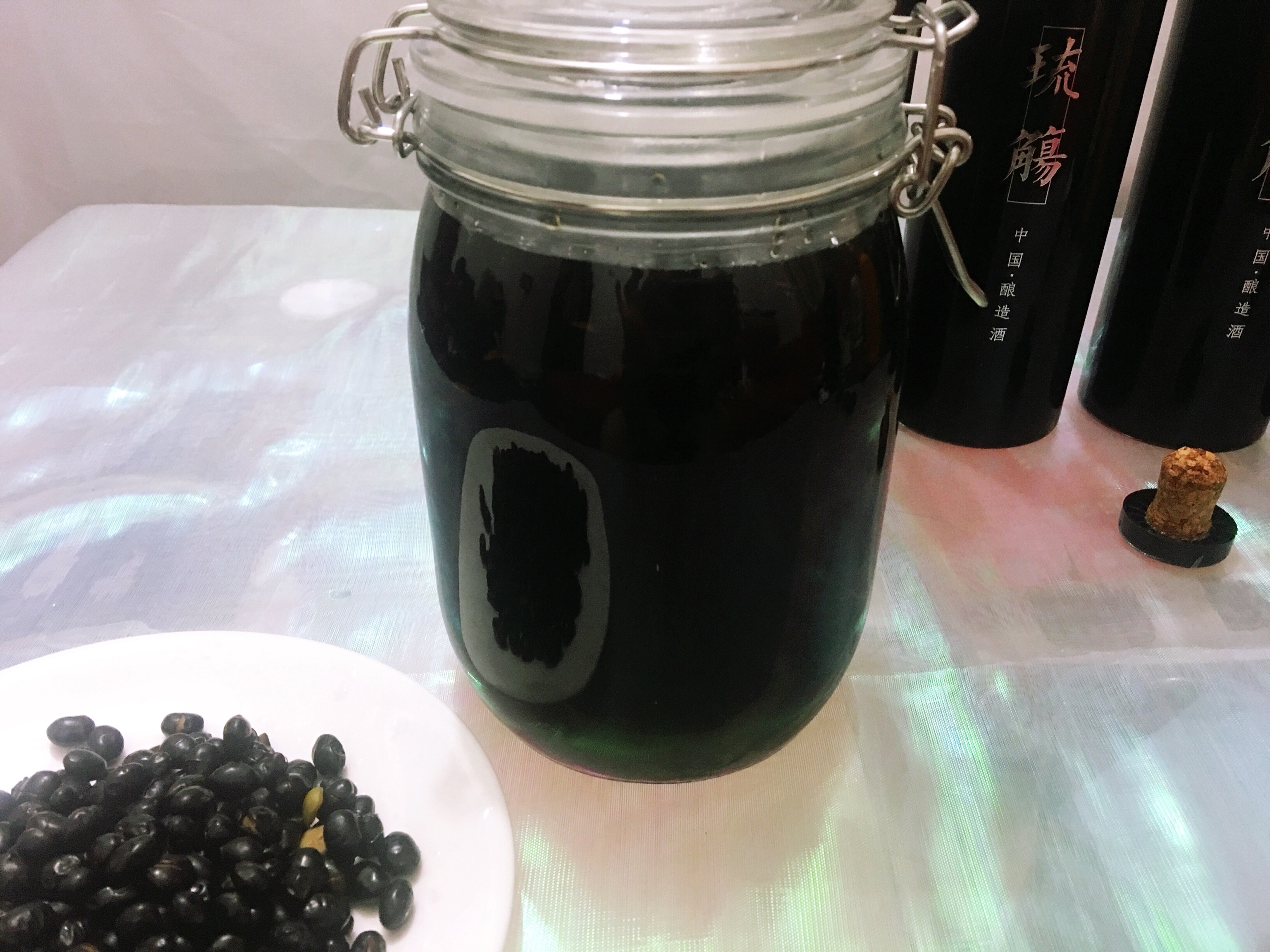 黑豆黄酒(保养卵巢的最佳营养酒方、且治白发）的做法 步骤5