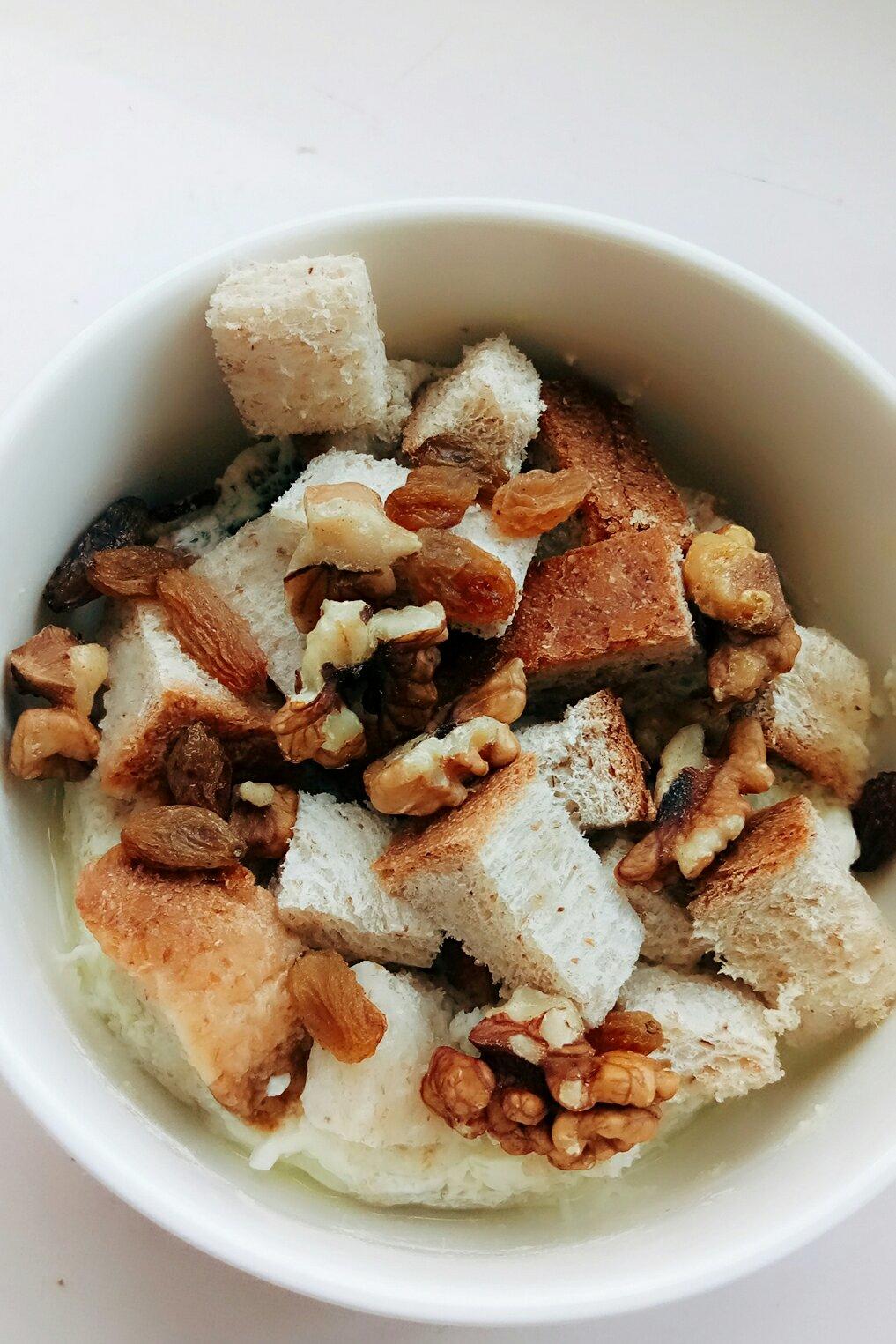 吐司蛋奶布丁（宿舍版）